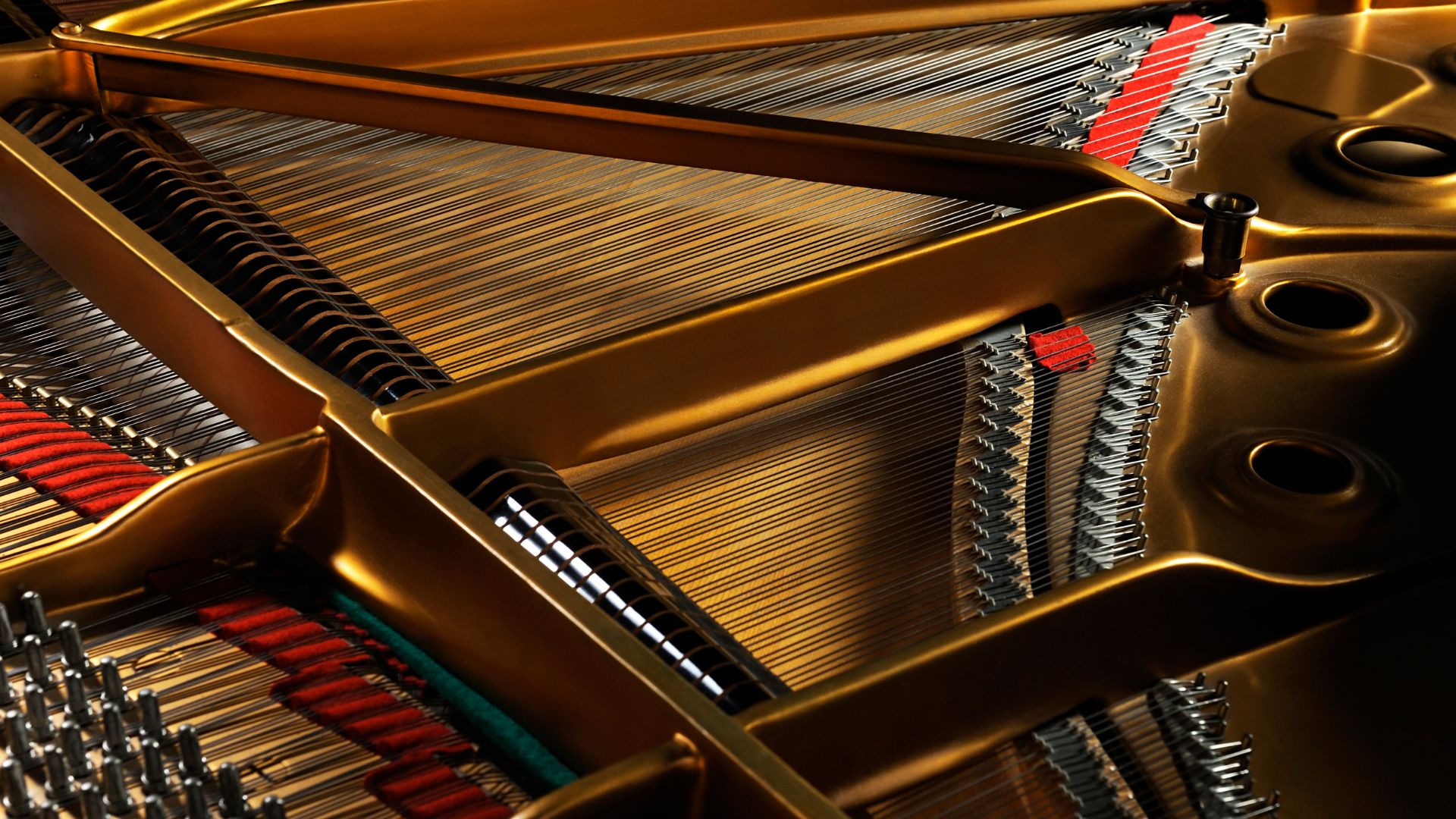 A close up of a piano that is shiny